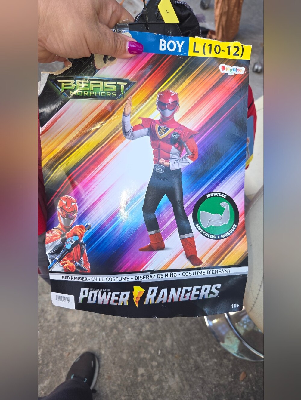 Power Ranger Red Ranger Kids Costume - Beast Morphers